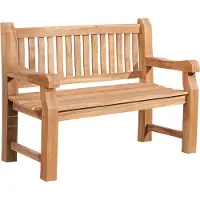 CLP Banc de jardin Jackson V2, 240 cm, en bois de teck
