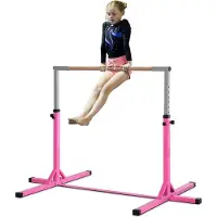 HOMCOM Barre de gymnastique horizontale 13 niveaux réglable en hauteur A91-099