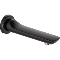 Kludi Bec déverseur pour baignoire BALANCE, noir mat