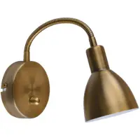 LINDBY Applique Murale , Amrei, dimmable, Bronze / laiton ancien, Salon / séjour, Métal, Ancien