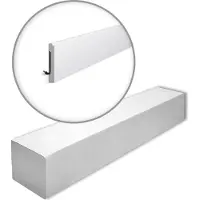 NMC FD1-box WALLSTYL Noel Marquet 1 carton 15 pièces Plinthe design moderne blanc 30 m