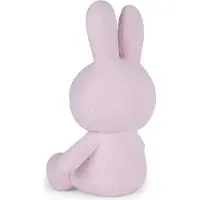 Miffy assise en éponge rose pâle 50cm