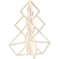 Creativ Company sapin de Noël 3D, H 40 cm, L 32 cm, contreplaqué, 1pc