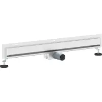 vidaXL Vidage de douche mural argent 80 cm acier inoxydable 304