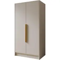 MargaretHadas24 Armoire Goya I 100 cm (cachemire, poignées dorées)