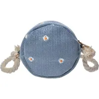 Clayre & Eef JZBG0258BL Dame Sac Bleu Ø 15 cm