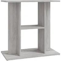 vidaXL Support pour aquarium Gris Sonoma 60x30x60 cm Bois composite