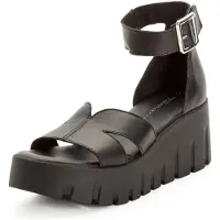 Tamaris sandales, talon de plus de 35mm avec semelle en noir, taille 40