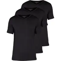 Tommy Hilfiger Um0um03929 Short Sleeve V Neck Base Layer 3 Units Noir S Homme