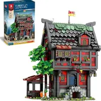 ReoBrix 66017 taverne médiévale 3.214 pièces série European Century briques de serrage Modular Building
