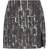 Faina Jupe noir denim