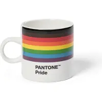 Pantone Tasse à espresso en porcelaine , 120 ml, avec coffret cadeau, PRIDE