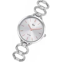 Go Girl Only Girl Only Femme Bracelet en acier inoxydable Montre GO argent Montre à quartz analogique UGO695213