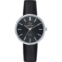 Go Girl Only Girl Only Femme Montre bracelet cuir Mademoiselle noire analogique à quartz UGO699317