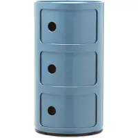 Kartell Componibili New Colors Unité de Rangement Light Blue | 3 doors