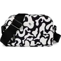 Mandarina Duck Sac à bandoulière 'Hunter Moire' noir / blanc