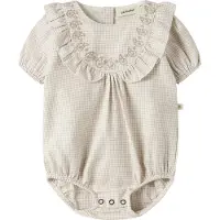 Lil´ Atelier Barboteuse / body cappuccino / blanc cassé