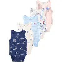 Next Barboteuse / body bleu marine / bleu clair / rouge / blanc