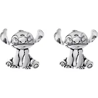 Peers Hardy Stitch Sit Earrings Gris Enfants
