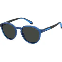 Polaroid Lunettes de Soleil PLD 2170/S/X 52/20/145 MATTE BLUE/ GREY POLARIZED polycarbonate homme PLD 2170/S/X