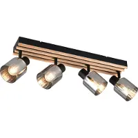 Reality Luminaires Reality Spot de plafond TRAVIA 4 flammes LHP 64,50 x 19 x 9 cm multicolore