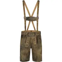 Haus Huberts Pantalon traditionnel en similicuir Urban Retro, taille : 50