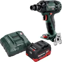Metabo SSW 18 LTX 300 BL Visseuse à choc sans fil 18 V 300 Nm 1/2" Brushless + 1x batterie LiHD 5,5 Ah + chargeur