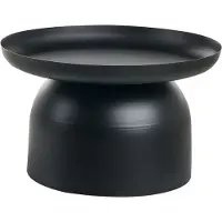 Beliani Table Basse Torrens Métal Noir