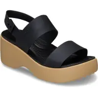 Crocs Sandales beige / noir chiné