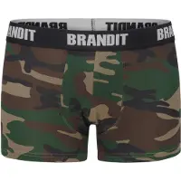Brandit Boxers noisette / gris / vert foncé / noir