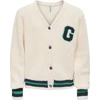 Kids Only Gilet - Tricoté - Antique White/Night Sky/Medium+ Gr - - 13-14 ans (158-164) - Gilet