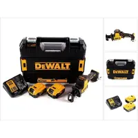 DeWalt DCS 369 M2 Scie sabre sans fil 18V + 2x Batteries 4,0 Ah + Chargeur + TSTAK