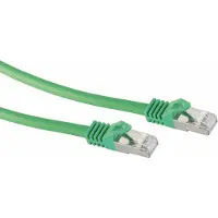 Shiverpeaks Câble patch RJ45 avec câble brut CAT 7 PIMF vert 1m