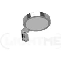 LIGHTME Lampe miroir LED 827-840 GX53 chrome - Plafonnier 1x6W LM85632