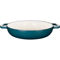 Cosy & Trendy Poêle à griller Fontestic en fonte Green Heron Ø 28 cm – revêtement antiadhésif émaillé – convient à tous les types de cuisinières