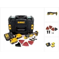 DeWalt DCS355M2 Outil oscillant multi-cutter sans fil 18V Brushless + 2x Batteries 4,0Ah + Chargeur + Accessoires 29pcs + Coffret TSTAK