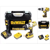 DeWalt DCD 996 M1 18 V Brushless Li-Ion Perceuse-visseuse à percussion sans fil avec boîtier TSTAK + 2x Batteries DCB 182 4,0 Ah + Chargeur DCB 115