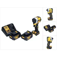 DeWalt DCF850M2 Visseuse à choc sans fil 205Nm 1/4" 18V Brushless + 2x Batteries 4,0Ah + Chargeur