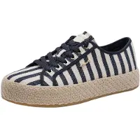 Tamaris Baskets basses bleu foncé / blanc cassé