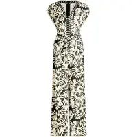 ROBE LÉGÈRE Combinaison beige / noir