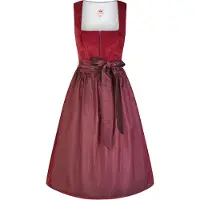 Spieth & Wensky Dirndl 'Havard' rouge foncé