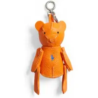 Ralph Lauren pour femme. 427P13276006 Breloque de sac Ours Orange (OSFA), Casuel, Cuir