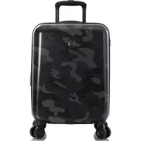 Heys Black Camo Fashion Spinner -matkalaukku, Valise, Noir