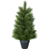 Black Box Trees Trees Glendon Artificial Christmas Tree in Pot - H90 x Ø51 cm - Vert