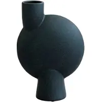 101 Copenhagen Sphere Vase Bubl Black | Medio