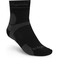 Bridgedale Trail Run Ultralight T2 Merino Sport ¾ Crew Socks Noir EU 44-47 Homme