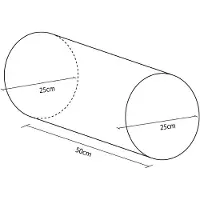 Softee Figure Rembourrée Mini Cylinder 50x25cm