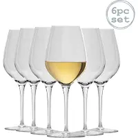 Bormioli Rocco Lot de 6 verres à vin Rocco Inalto Tre Sensi Medium - 430 ml