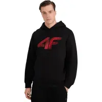 4F Hommes, Pull-over, Herren Sweatshirt, tiefschwarz, Noir, (XXL)