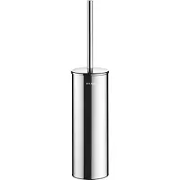 Delabie Ensemble brosse WC. Fixation au sol avec bride. Acier inoxydable, poli miroir